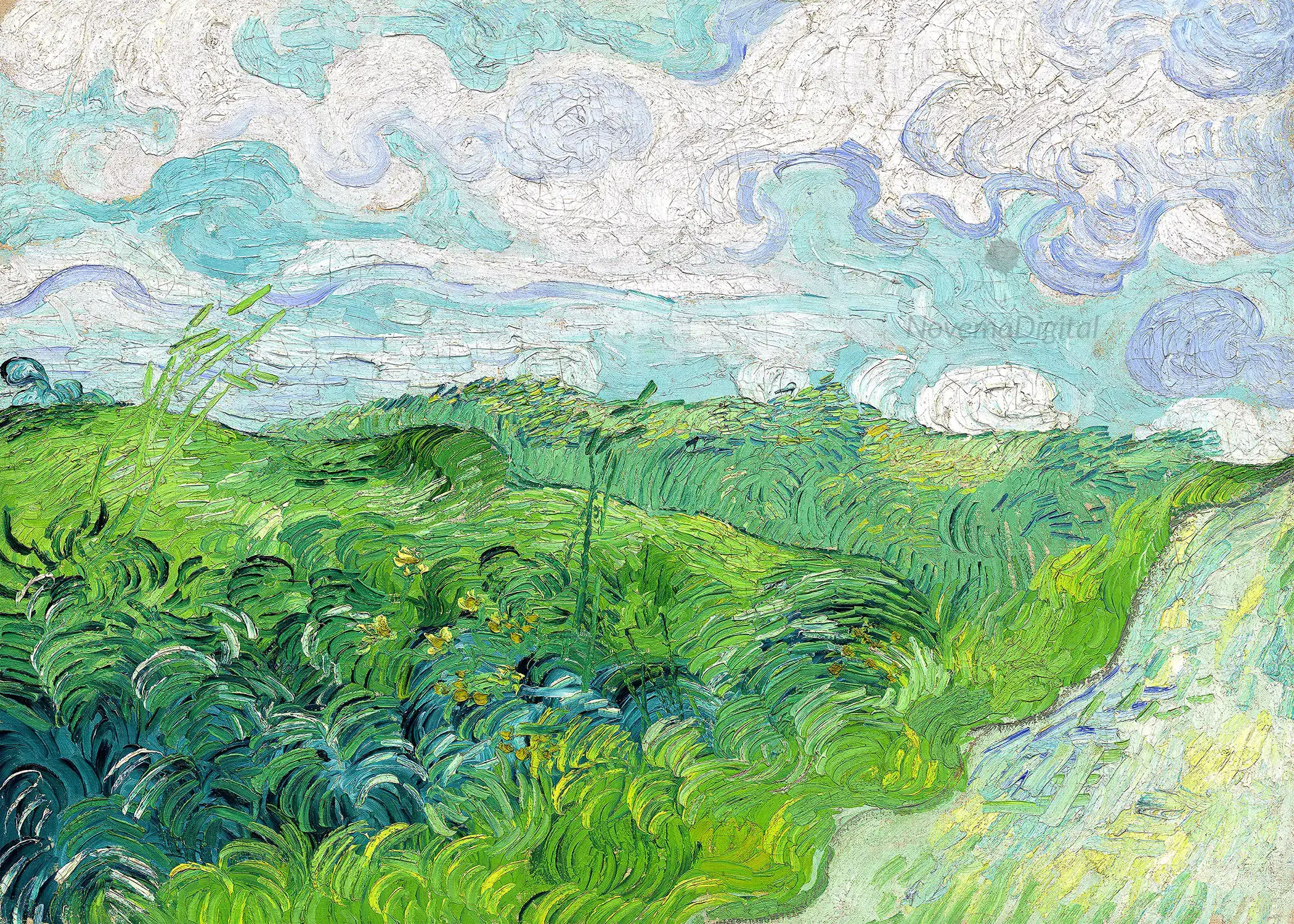 Vincent van Gogh – Green Wheat Fields, Auvers