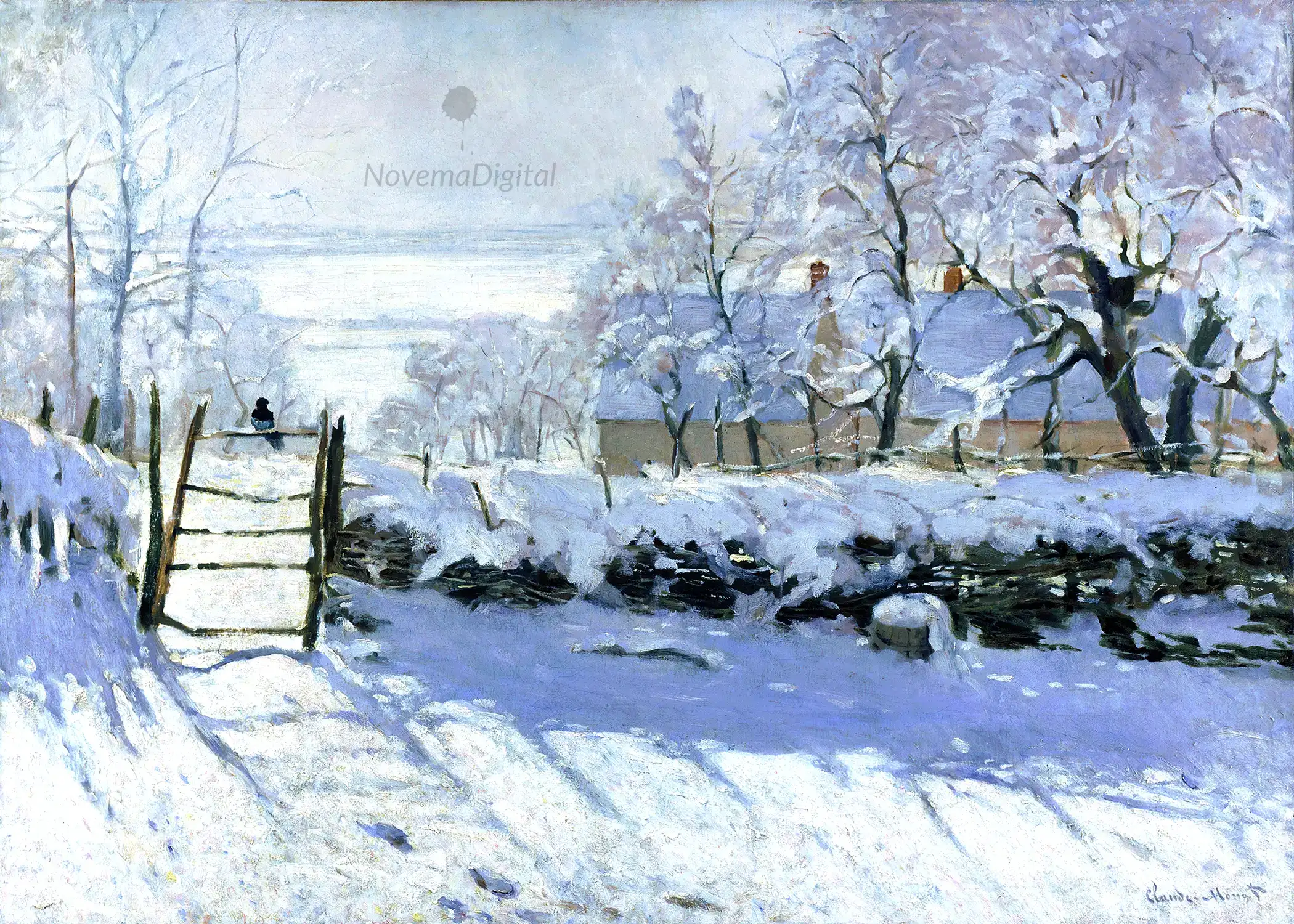 Claude Monet - The Magpie (1868)