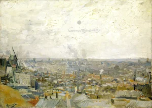 Vincent van Gogh - View from Montmartre (1886)