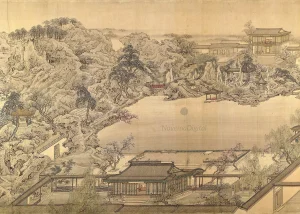 Yuan Jiang - View of a Garden Villa