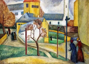 Dora Bromberger - Village Street (Sometimes) Winter
