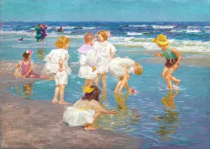 Edward Henry Potthast - A Holiday (c.1915)