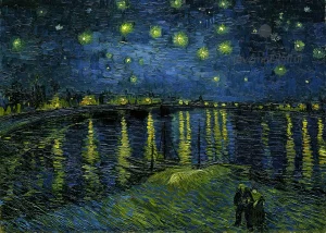 Vincent van Gogh - Starry Night Over the Rhone (1888)