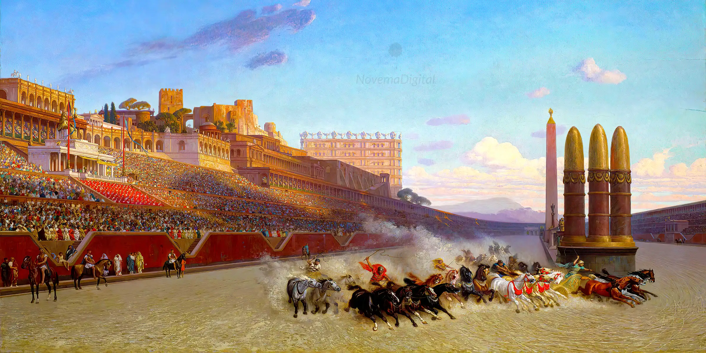 Jean Léon Gérôme - Chariot Race (1876)