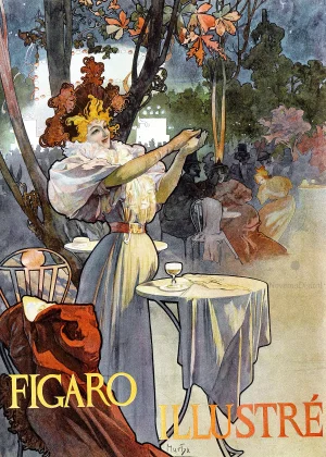 Alphonse Mucha - Figaro Magazine Cover (1860-1939)