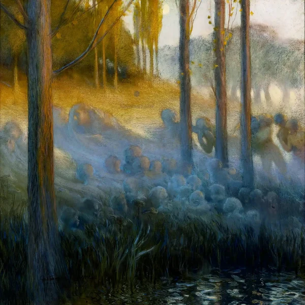 Gaston La Touche - Spirits of the Night (Esprits Nocturnes) (1897)