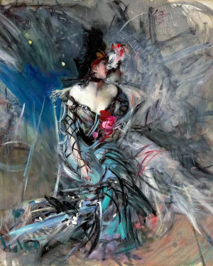 Giovanni Boldini - Ballerine Spagnole al Moulin Rouge (c.1905)