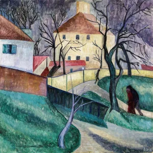 Dora Bromberger - Autumn Chilliness (1916)