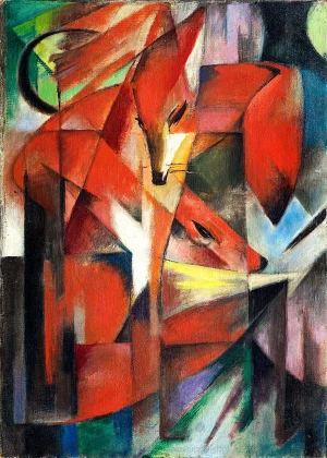 Franz Marc - The Foxes (1913)