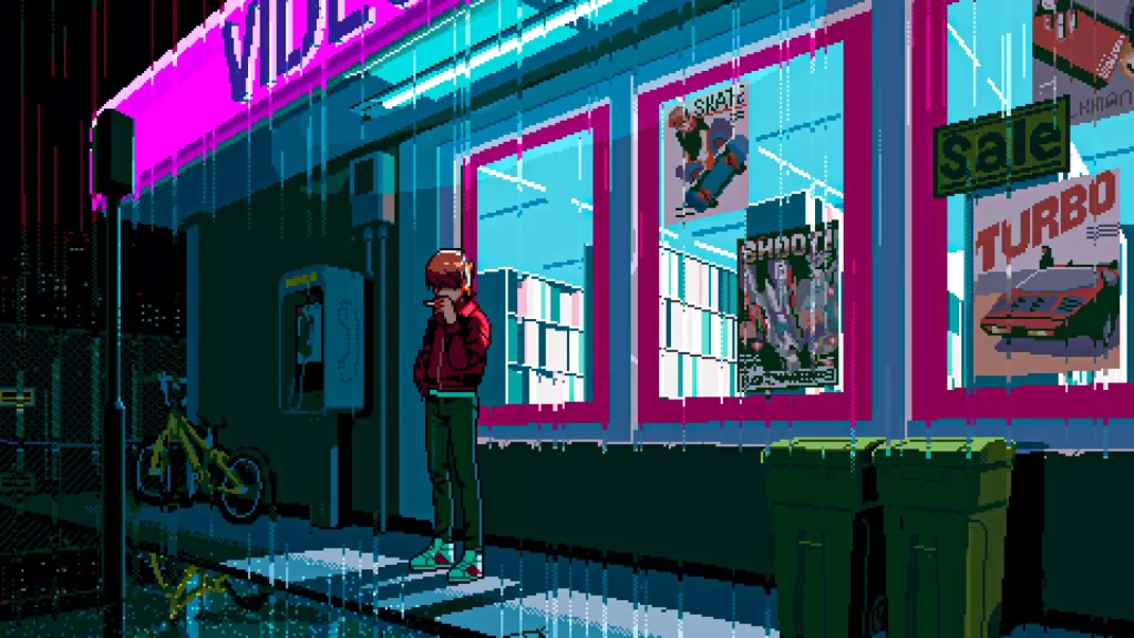 Pixel Art Video Store