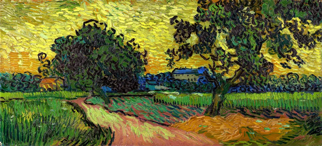 Vincent van Gogh - Landscape at Twilight (1890
