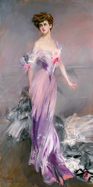 Giovanni Boldini - Portrait of Mrs. Howard-Johnston (1906)