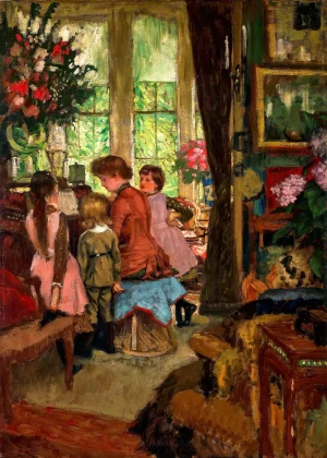 James Tissot - Kathleen Newton at the Piano (c.1881)