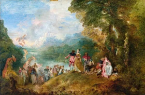 Antoine Watteau - The Embarkation for Cythera (1717)