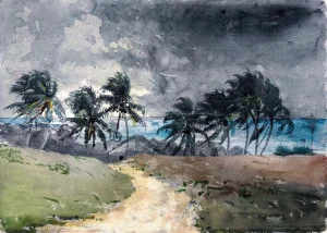 Winslow Homer - Storm, Bahamas (1885)