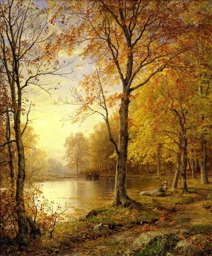 William Trost Richards - Indian Summer (1875)