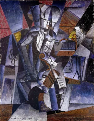 Louis Marcoussis - The Musician (1914)