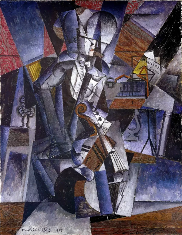 Louis Marcoussis - The Musician (1914)