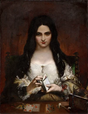 Theodor von Holst - The Wish (1840)