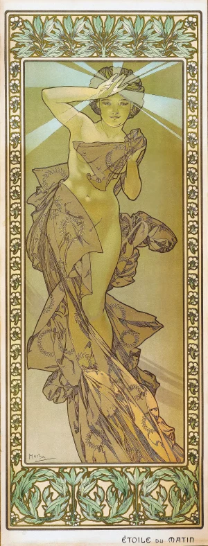 Alphonse Mucha - Etoile Du Soir (1899)