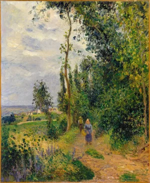 Camille Pissarro - Côte des Grouettes, near Pontoise (c.1878)