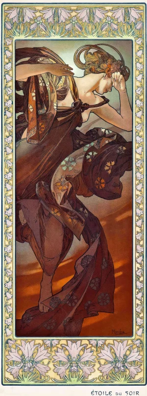 Alphonse Mucha - Étoile Du Soir (1902)