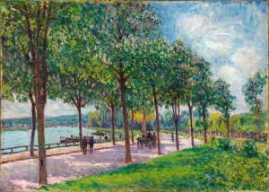 Alfred Sisley - Allée of Chestnut Trees (1878)