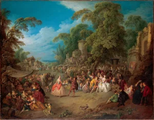 Jean-Baptiste Joseph Pater - The Fair at Bezons (c.1733)
